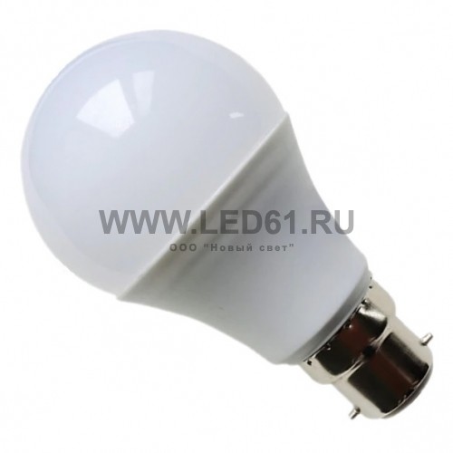 Светодиодная лампа B22 7Вт чистый белый