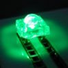 Зеленый сверхяркий светодиод "Пиранья" 5мм