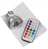 Светодиодная цветная лампа RGB E27 5Вт