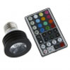 Светодиодная цветная лампа RGB E27 4Вт