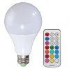 Светодиодная цветная лампа RGBW E27 10Вт шар