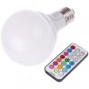 Светодиодная цветная лампа RGBW E27 10Вт шар тип 2